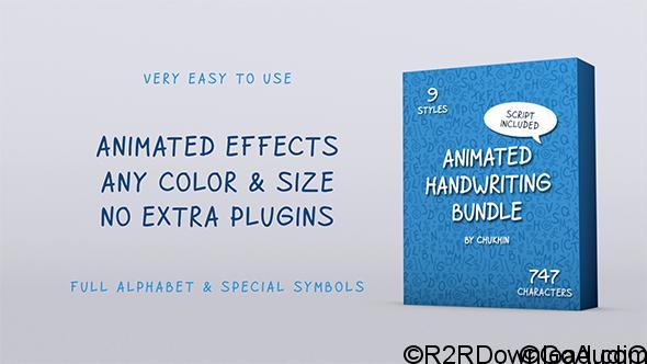 VIDEOHIVE ANIMATED HANDWRITING BUNDLE Free Download