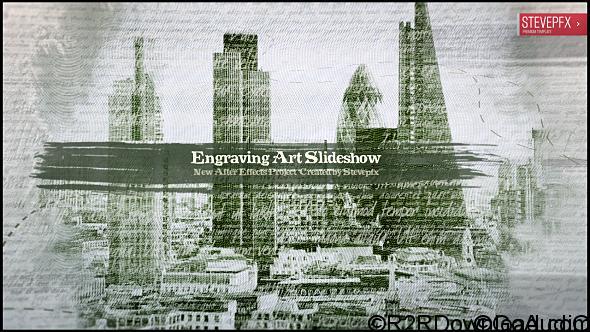 VIDEOHIVE ENGRAVING ART SLIDESHOW Free Download