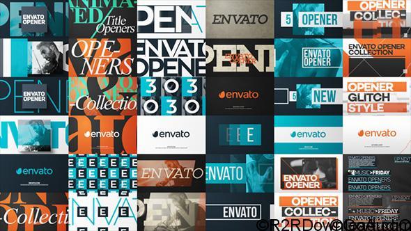 VIDEOHIVE TYPO OPENER PACK Free Download