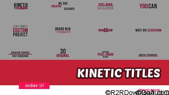 Videohive Kinetic Typography 20880695 Free Download