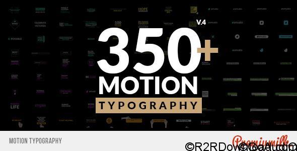 Videohive Motion Typography 20645019 Free Download