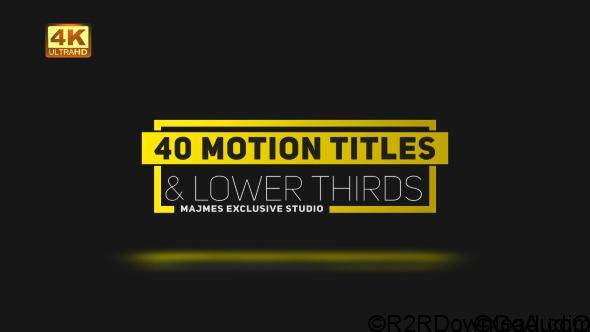 Videohive Titles 21042915 Free Download