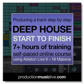 Production Music Live Deep House Track From Start To Finish TUTORiAL