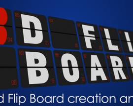 3D Flip Board v1.12.1 Plug-in for Adobe After Effects Free Download