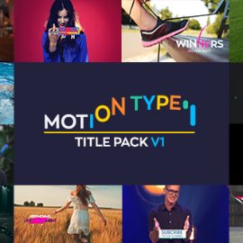 Videohive Motion Type Titles Pack 20825273 Free Download