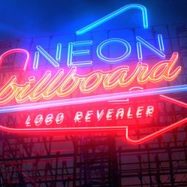 Videohive Neon Billboard Logo Revealer Free Download