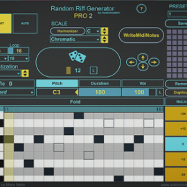 Audiomodern Random Riff Generator Pro 2 Max for Live