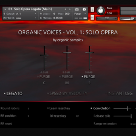 Organic Samples Organic Voices Volume 1 Solo Opera For NATiVE iNSTRUMENTS KONTAKT