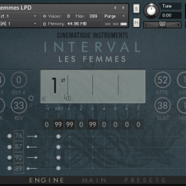 Cinematique Instruments Interval Les Femmes KONTAKT