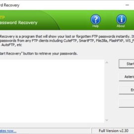 FTP Password Recovery 2.30 Free Download