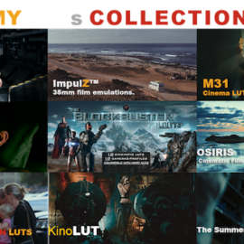 LUTs Collection: VisionColor – ImpulZ / KinoLUT by Cineplus / ColorGHear Pro/ Osiris etc..