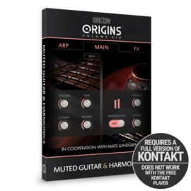 Sonuscore Origins vol. 6: Muted Guitar & Harmonics KONTAKT