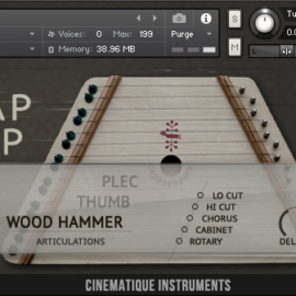 Cinematique Instruments Lap Harp KONTAKT