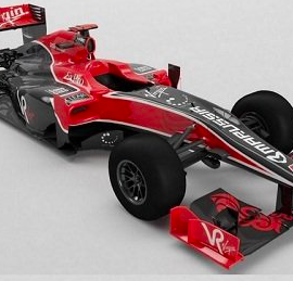 Virgin Formula-1 Bolide 3D Model Free Download