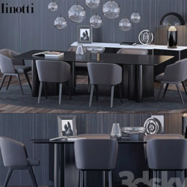 Minotti Set 3 3D Model Free Download