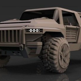 Jeep Cactus Concept 3D Model Free Download