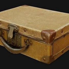 Vintage Suitcase 3D model Free Download