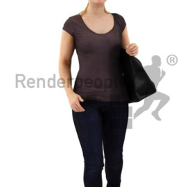 RenderPeople – Nina Posed 009 3d Model Free Download