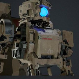 Mobile Armored Droid 3D Model Free Download