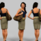 Girl in a skirt with a bag 3D Model Free Download