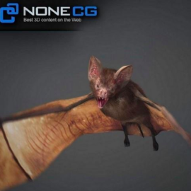 Vampire Bat Animated 3D Model Free Download