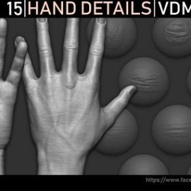 Zbrush – Hand Details VDM Brush Free Download