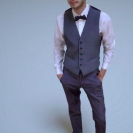 Formal wear man 3d Model Free Download