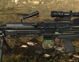 M249 Machine Gun 3D Model Free Download