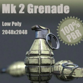 Grenade 3D model Free Download