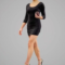 Girl in a tight evening dress 3D Model Free Download