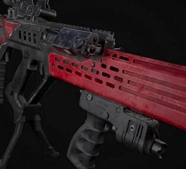 Tar 21 Concept Rifle Art 3D Model Free Download