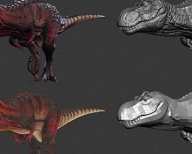 Dinosaur T-REX 3D Model Free Download