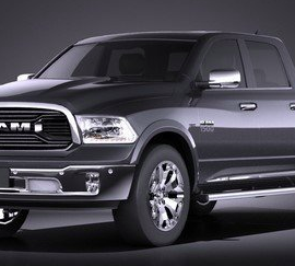 HQ LowPoly Dodge RAM 1500 Laramie Limited 2015 VRAY – 3D Model Free Download