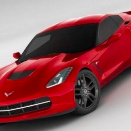 Chevrolet Corvette C7 Stingray 3D Model Free Download