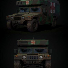 Humvee Ambulance – 3D Model Free Download