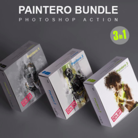 GraphicRiver – Paintero Bundle 3in1 Photoshop Action 24416882