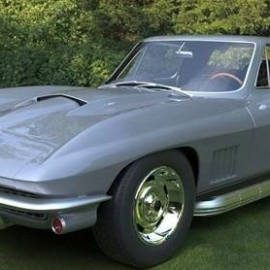 Chevrolet Corvette Stingray 1967 3D model