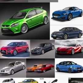 Car 3D Model Bundle August 2019