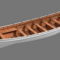 Woooden Boat 3D Model