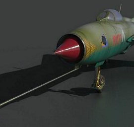 MIG – 21 Airplane 3D Model