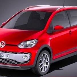 Volkswagen Cross Up 2016 3D Model