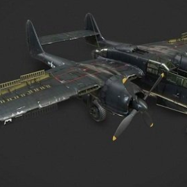 P-61 Black Widow 3D Model