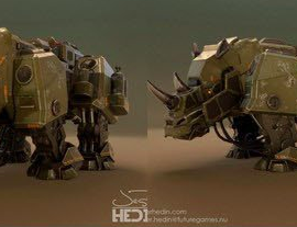 Mechanical Rhinoceros 3D Model