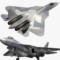 PAK FA Su-57 3D Model