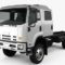 Isuzu FTS 800 Crew Cab Chassis Truck 2014 3D Model