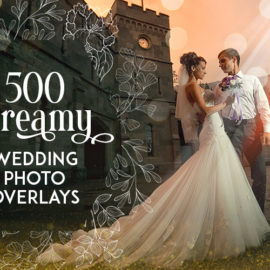 Inkydeals 500 Dreamy Wedding Photo Overlays Bundle