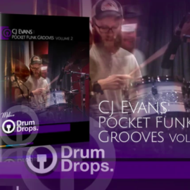 DrumDrops CJ Evans Pocket Funk Vol 2 Loops and Hits Pack WAV