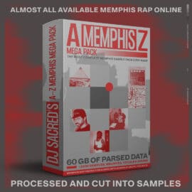 Memphis A-Z Mega Pack by DJ Sacred WAV FL STUDiO