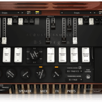 Acousticsamples B-5 Organ V3 for UVI Falcon