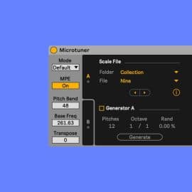 Ableton Microtuner v1.1 ALP for Live 11.1